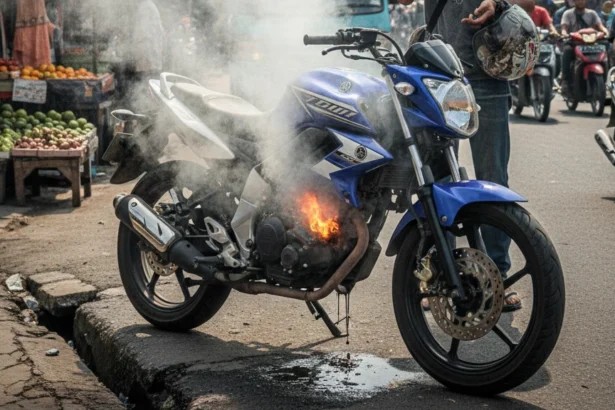 penyebab motor overheat